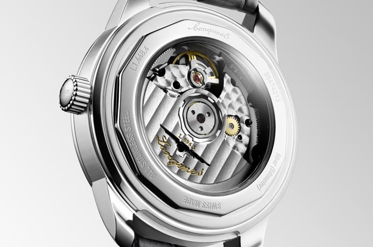 Longines utilizza una spirale di silicio e materiali non magnetici per creare il movimento automatico