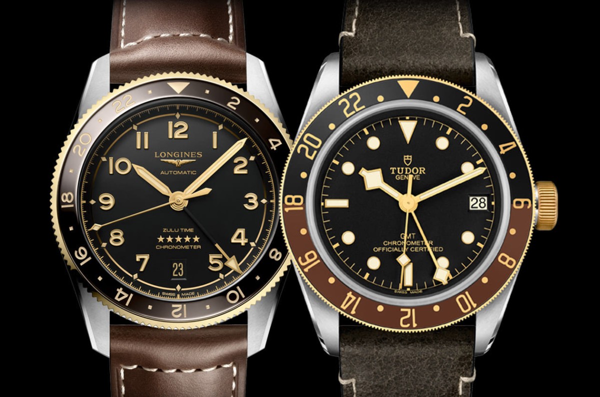 Longines Spirit Zulu Time e Tudor Black Bay GMT