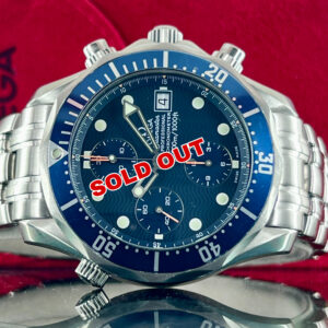 Omega Seamaster Diver 300 M Certified Chronograph 2599.80.00 / BOX & PAPERS 1999 / Serviced / 41mm
