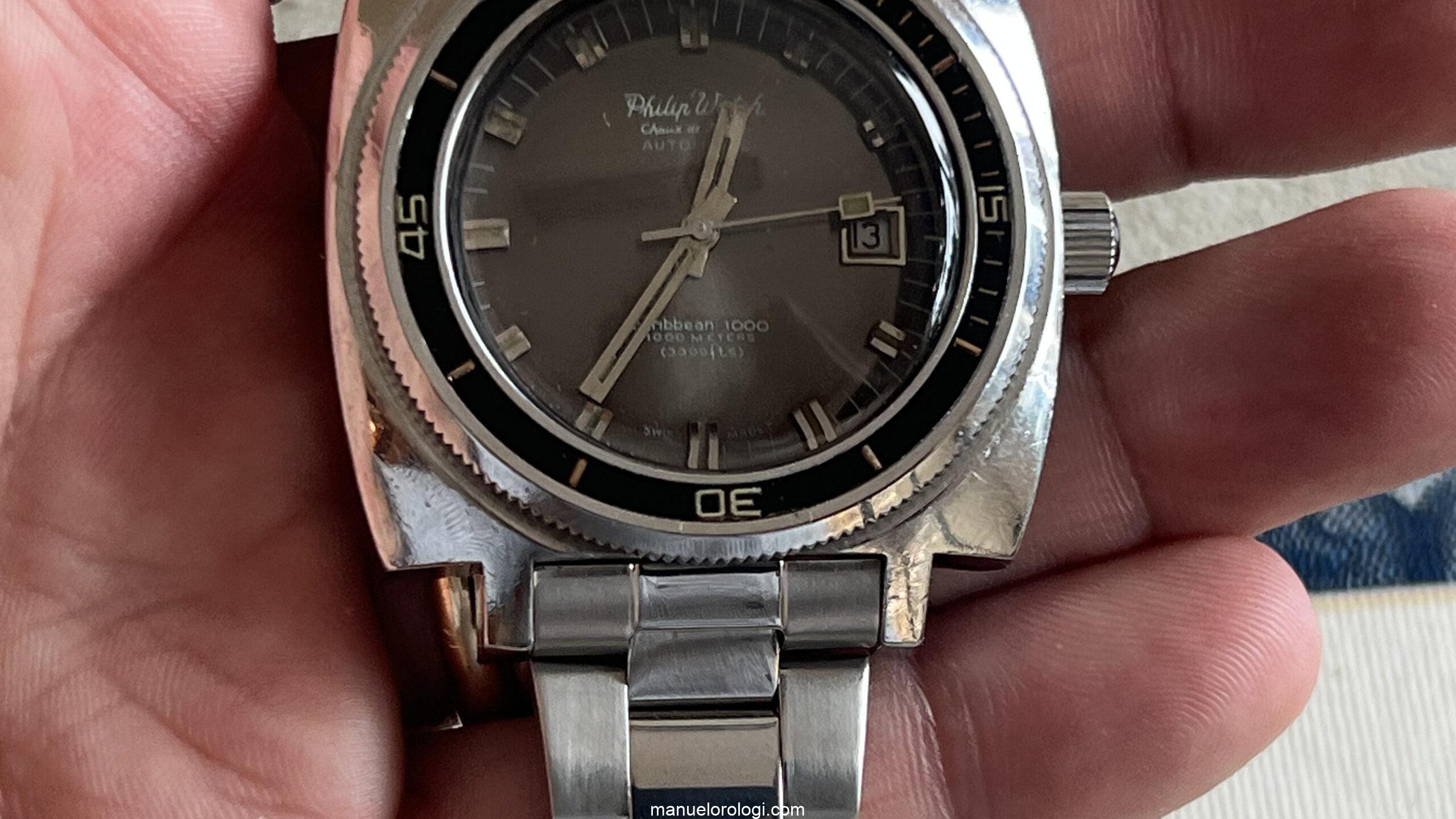 Philip Watch Caribbean Chaux de Fonds Automatic Caribbean 1000 Vintage Diver - immagine 25