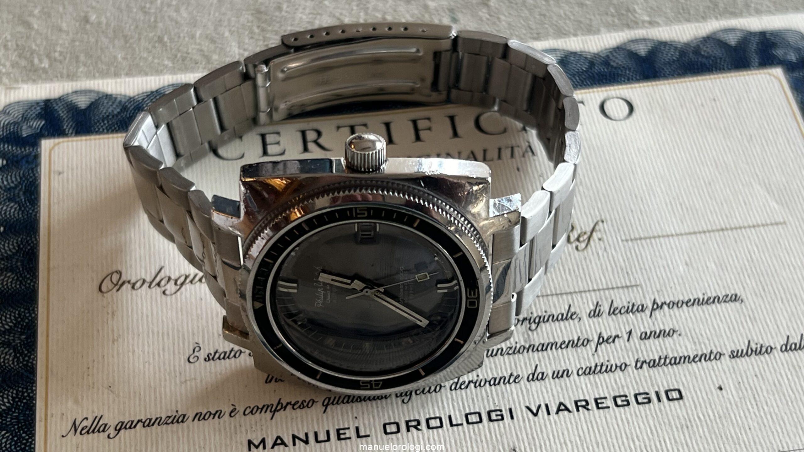 Philip Watch Caribbean Chaux de Fonds Automatic Caribbean 1000 Vintage Diver - immagine 5