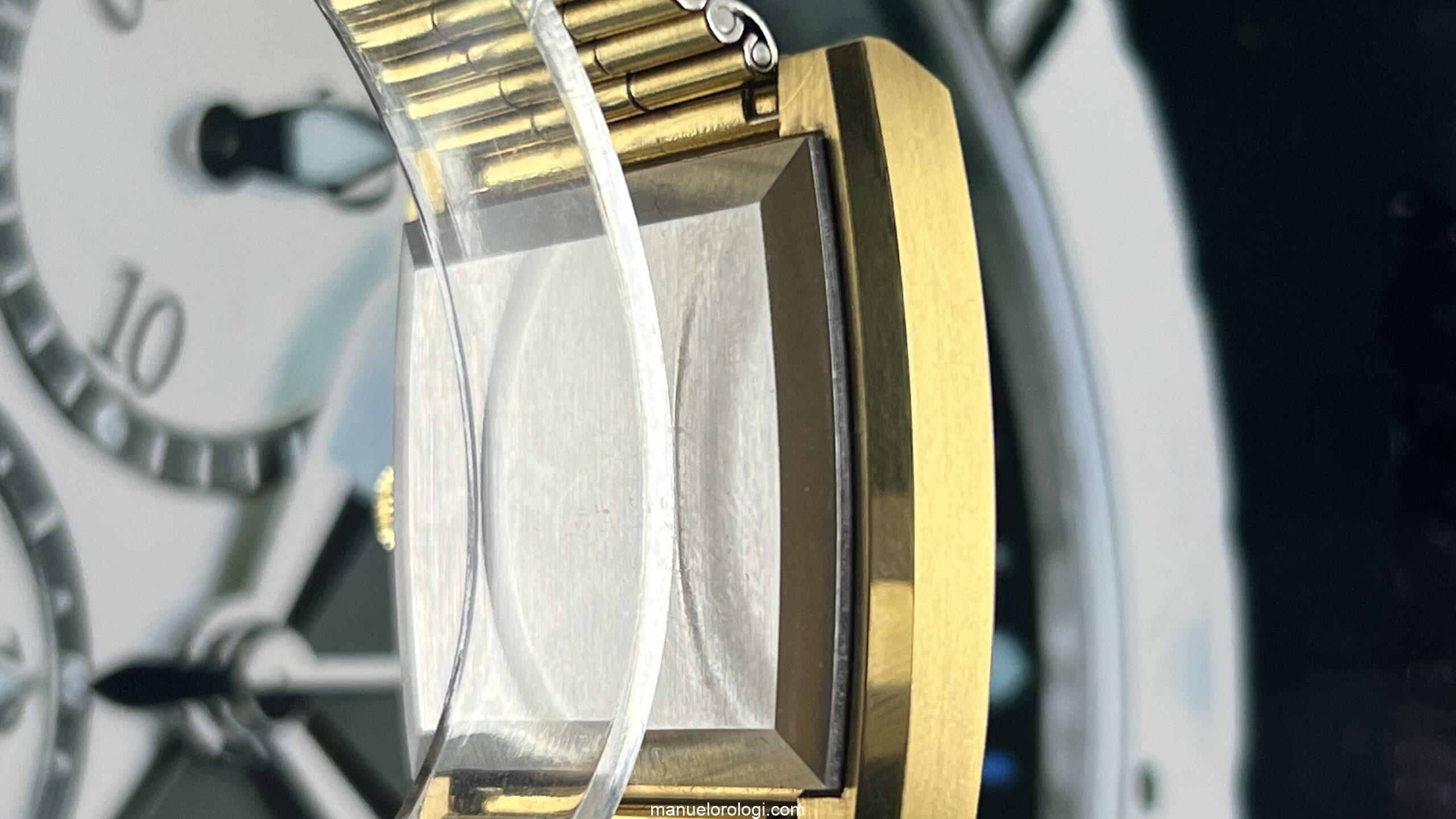 Zenith Respirator - Rectangular - Gold Plated - 28800 - Automatic - 1960s - immagine 10