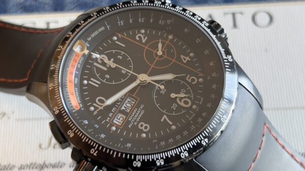 HAMILTON H776860 KHAKI AVIATION X WIND CRONOGRAFO AUTOMATICO GIORNO E DATA 44,5 mm - immagine 16