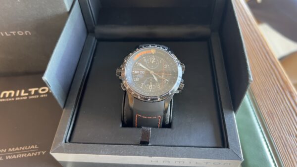 HAMILTON H776860 KHAKI AVIATION X WIND CRONOGRAFO AUTOMATICO GIORNO E DATA 44,5 mm - immagine 25