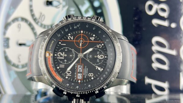 HAMILTON H776860 KHAKI AVIATION X WIND CRONOGRAFO AUTOMATICO GIORNO E DATA 44,5 mm