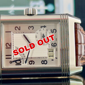 Jaeger-LeCoultre Reverso Grande Date 29mm Grande Date Power Reserve Steel Silver Dial Box and Papers 2004