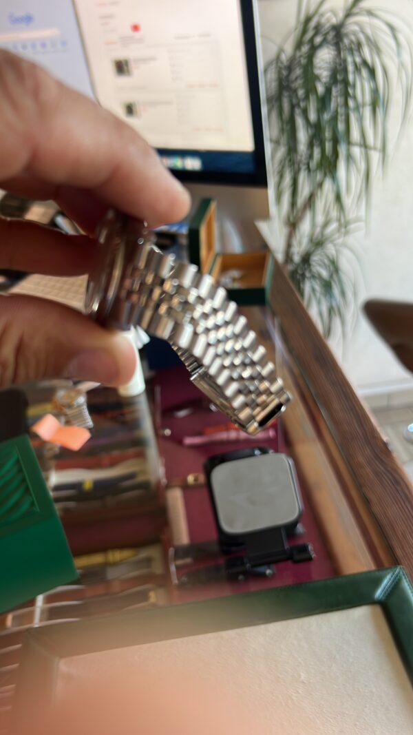 Rolex Datejust 36 Jubilee 1601 Ardesia Taupe Dial 18 Kt Oro Bianco  (PRENOTATO)Lunetta Automatico ANNO 1971 - immagine 8