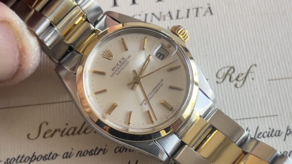 Rolex Datejust 31 31mm bicolore Ref. 6824 Ottime condizioni Garanziabox  Anno 1983 - immagine 18
