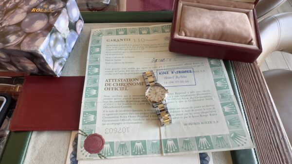 Rolex Datejust 31 31mm bicolore Ref. 6824 Ottime condizioni Garanziabox  Anno 1983 - immagine 3
