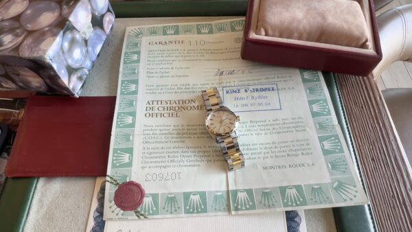 Rolex Datejust 31 31mm bicolore Ref. 6824 Ottime condizioni Garanziabox  Anno 1983 - immagine 27