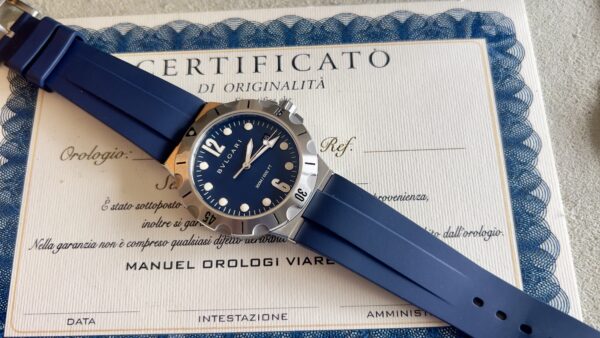 Bulgari Diagono NEW Diagono Scuba Steel / Blue / Automatic / Date / 41mm / Box&Papers / DP41C3SVSD 102504 - immagine 2
