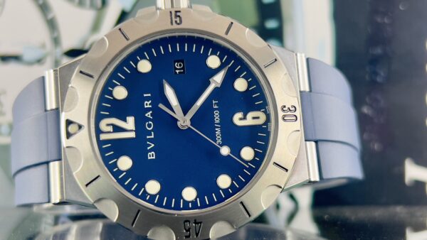 Bulgari Diagono NEW Diagono Scuba Steel / Blue / Automatic / Date / 41mm / Box&Papers / DP41C3SVSD 102504 - immagine 17