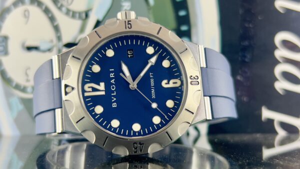 Bulgari Diagono NEW Diagono Scuba Steel / Blue / Automatic / Date / 41mm / Box&Papers / DP41C3SVSD 102504
