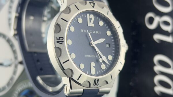 Bulgari Diagono NEW Diagono Scuba Steel / Blue / Automatic / Date / 41mm / Box&Papers / DP41C3SVSD 102504 - immagine 16