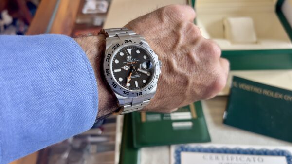 Rolex Explorer II 216570 Usato (Buono) | Anno di produzione 2013| Con scatola | Con documenti - immagine 15