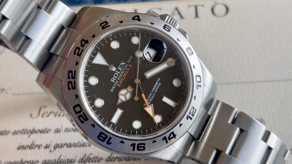 Rolex Explorer II 216570 Usato (Buono) | Anno di produzione 2013| Con scatola | Con documenti - immagine 6