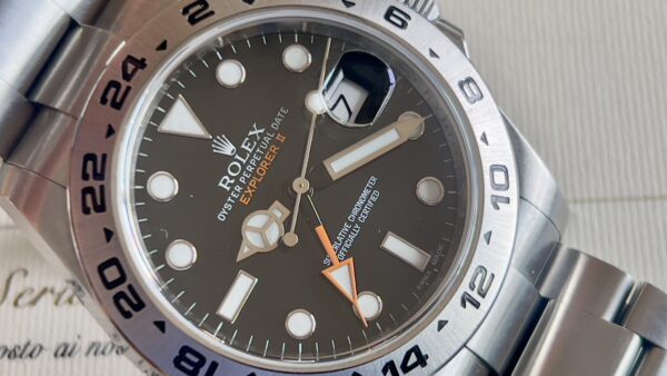 Rolex Explorer II 216570 Usato (Buono) | Anno di produzione 2013| Con scatola | Con documenti - immagine 4