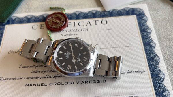Rolex Explorer 36mm del 1998 full set top condition con documenti e scatola Rolex (RISERVATO) - immagine 18