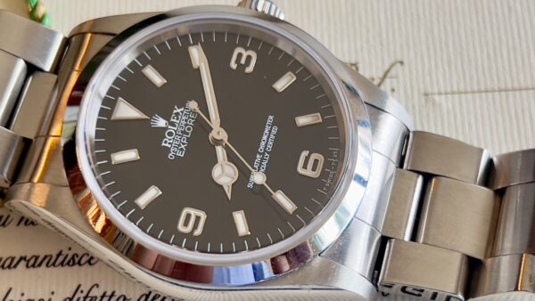 Rolex Explorer 36mm del 1998 full set top condition con documenti e scatola Rolex (RISERVATO) - immagine 6