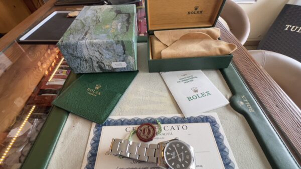 Rolex Explorer 36mm del 1998 full set top condition con documenti e scatola Rolex (RISERVATO) - immagine 8