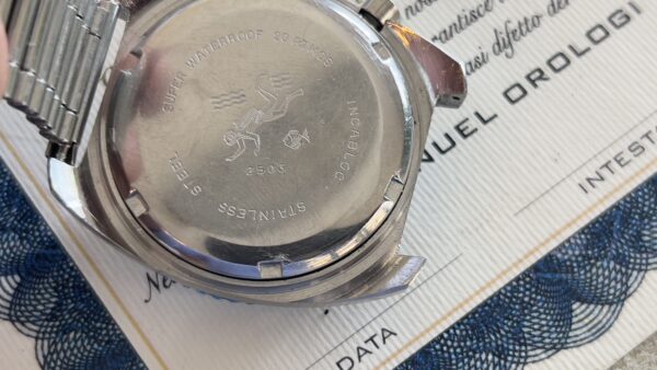 willman  Vintage Diver Watch Blue Dial turned  Manual Wind Valjoux 7734 - immagine 13