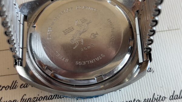 willman  Vintage Diver Watch Blue Dial turned  Manual Wind Valjoux 7734 - immagine 18
