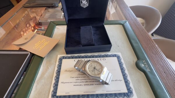 Heuer Kentucky Heuer certificat LC100 Top condition steel + 18Karat - immagine 23