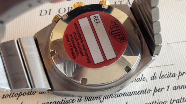Heuer Kentucky Heuer certificat LC100 Top condition steel + 18Karat - immagine 21
