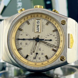 Heuer Kentucky Heuer certificat LC100 Top condition steel + 18Karat