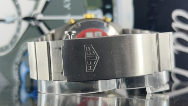 Heuer Kentucky Heuer certificat LC100 Top condition steel + 18Karat - immagine 25