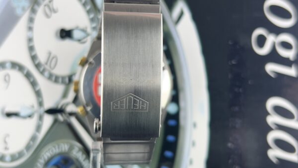 Heuer Kentucky Heuer certificat LC100 Top condition steel + 18Karat - immagine 17