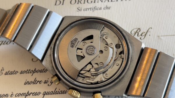 Heuer Kentucky Heuer certificat LC100 Top condition steel + 18Karat - immagine 16