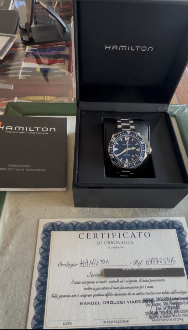hamilton Khaki Navy Frogman Auto Carica automatica | 42mm | H77705145 - immagine 21