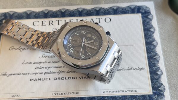 Audemars Piguet Royal Oak Offshore Chronograph 25721ST | 'The Beast' | Original papers | | 2005 - immagine 4