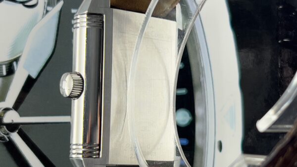 Jaeger-LeCoultre Reverso Grande Date 29mm Grande Date Power Reserve Steel Silver Dial Box and Papers 2004 - immagine 19