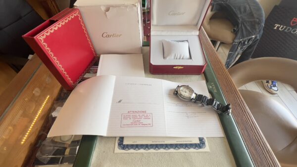 Cartier Pasha Seatimer white  Dial 2790  Rubber And Steel Bracelet - immagine 25