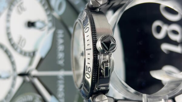 Cartier Pasha Seatimer white  Dial 2790  Rubber And Steel Bracelet - immagine 7