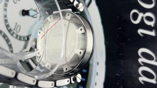 Cartier Pasha Seatimer white  Dial 2790  Rubber And Steel Bracelet - immagine 26