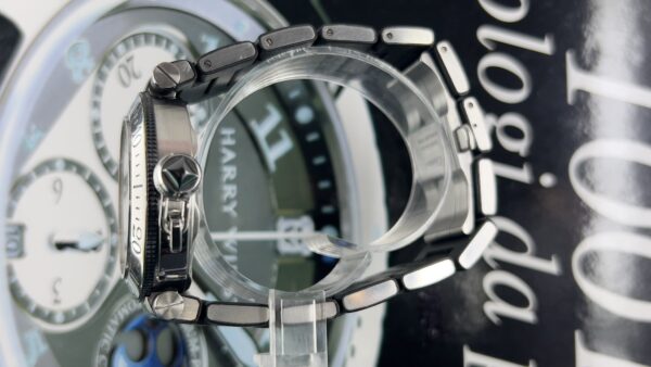 Cartier Pasha Seatimer white  Dial 2790  Rubber And Steel Bracelet - immagine 9