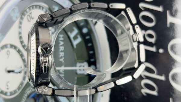 Cartier Pasha Seatimer white  Dial 2790  Rubber And Steel Bracelet - immagine 19