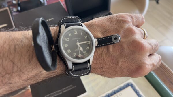 Hamilton Khaki Field Pioneer H604190/H60419533 Manual Black Dial Box Paper - immagine 21