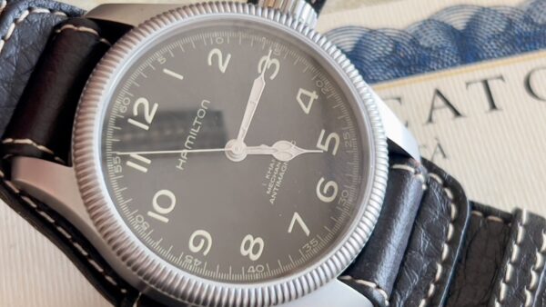 Hamilton Khaki Field Pioneer H604190/H60419533 Manual Black Dial Box Paper - immagine 11