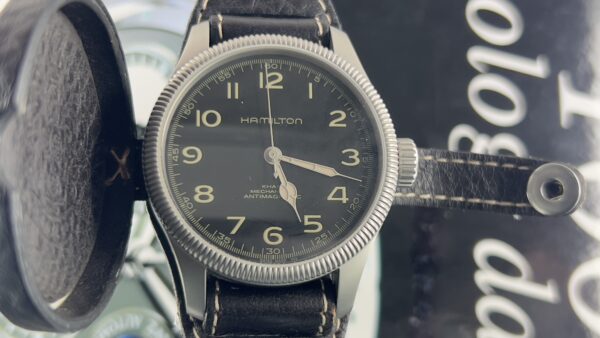 Hamilton Khaki Field Pioneer H604190/H60419533 Manual Black Dial Box Paper - immagine 5