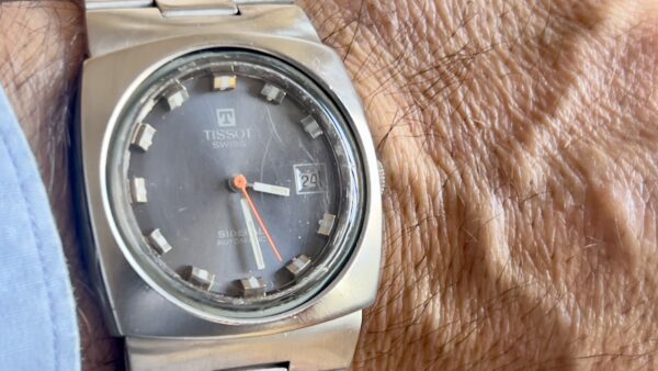 Tissot sideral cassa fiberglass e acciaio anni ’70 ref 300 - immagine 11