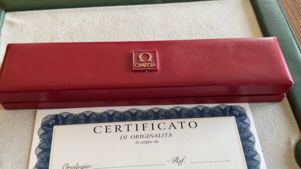 Omega De Ville unisex 32 mm 18 kt gold ref 111.0140 manual cal 625 - immagine 15