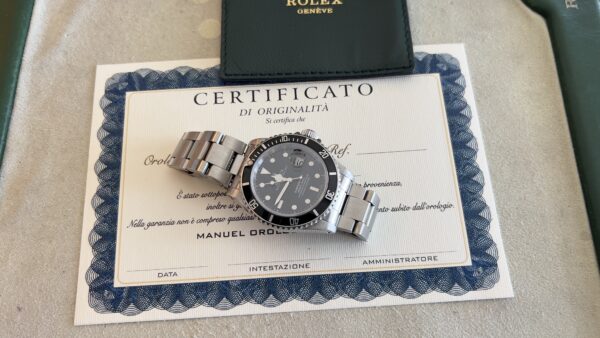 Rolex Submariner Date 40mm Automatik 16610 Papers + Box - immagine 15