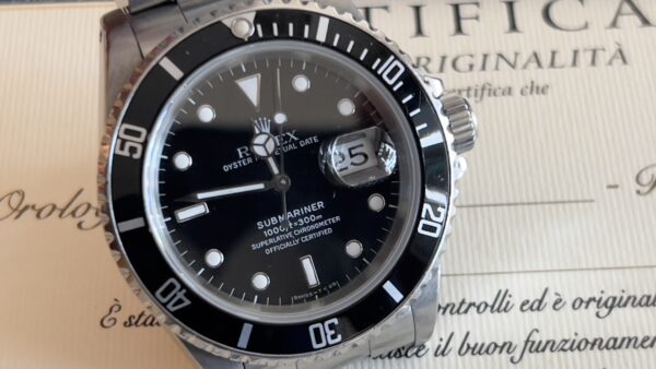 Rolex Submariner Date 40mm Automatik 16610 Papers + Box - immagine 11