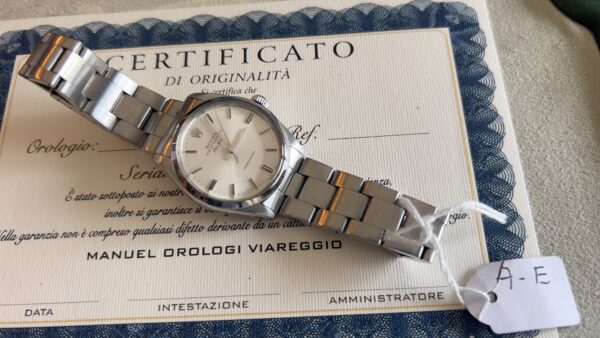 Rolex Air King 5500  | Anno di produzione 1988 | scatola - immagine 15
