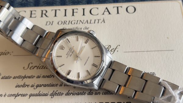 Rolex Air King 5500  | Anno di produzione 1988 | scatola - immagine 21