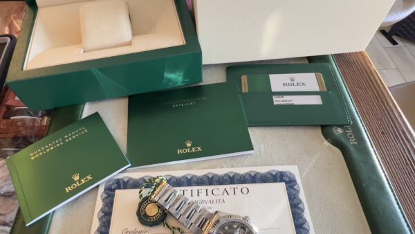 Rolex Datejust II  orologio con quadrante in rodio e diamanti da 41 mm - immagine 7